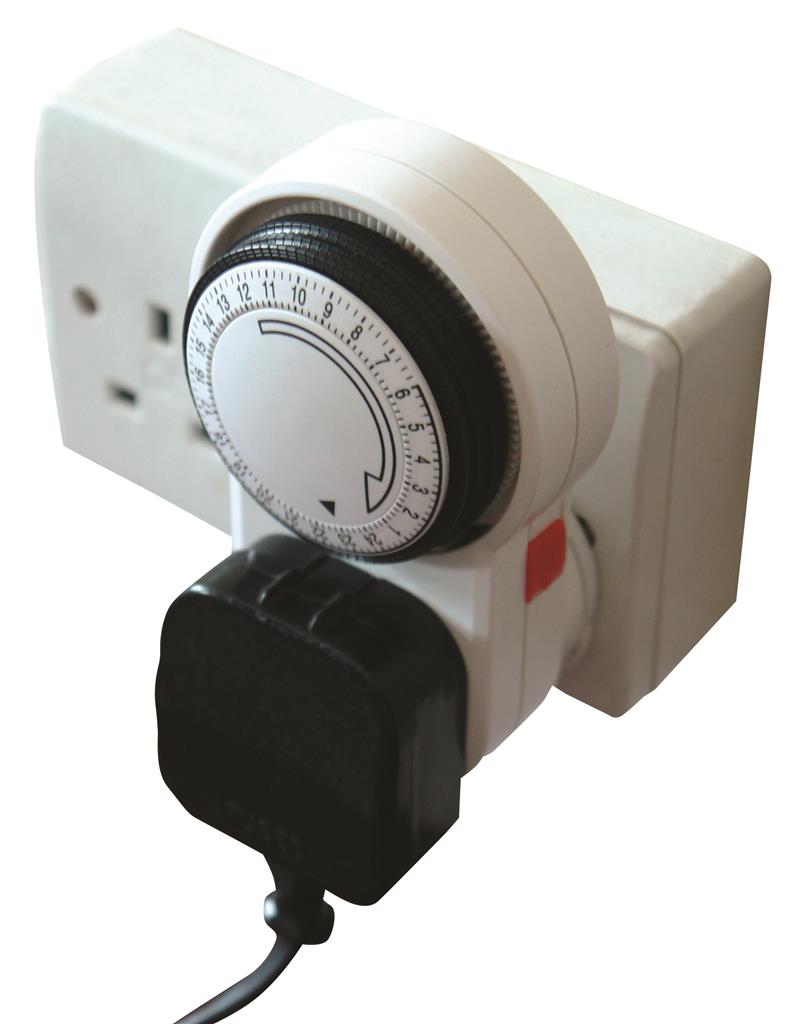 Heater & Fish Tank Pump 24 Hour Plug In Timer LUMII 13A  Propagation Light 