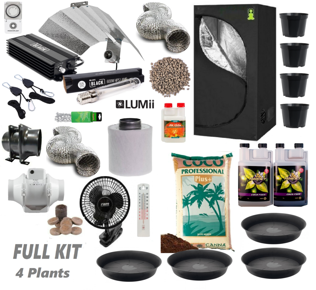 4 Plant Complete Grow Kit "Everything You Need"